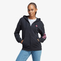 adidas Mikina s kapucňou Essentials Linear Full-Zip French Terry 