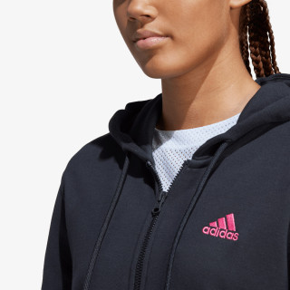 adidas Mikina s kapucňou Essentials Linear Full-Zip French Terry 