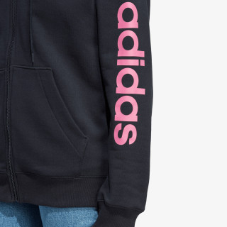 adidas Mikina s kapucňou Essentials Linear Full-Zip French Terry 