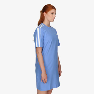 adidas Šaty Essentials 3-Stripes Single Jersey Boyfriend Tee 