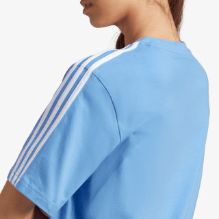 adidas Šaty Essentials 3-Stripes Single Jersey Boyfriend Tee 