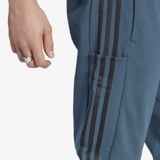 adidas Tepláky Essentials French Terry Tapered Cuff 3-Stripes 