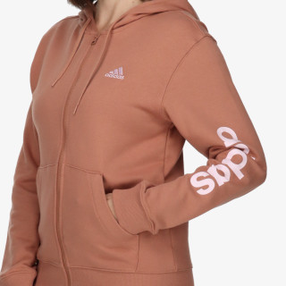 adidas Mikina s kapucňou Essentials Linear Full-Zip French Terry 