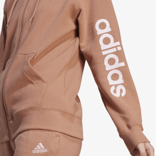 adidas Mikina s kapucňou Essentials Linear Full-Zip French Terry 