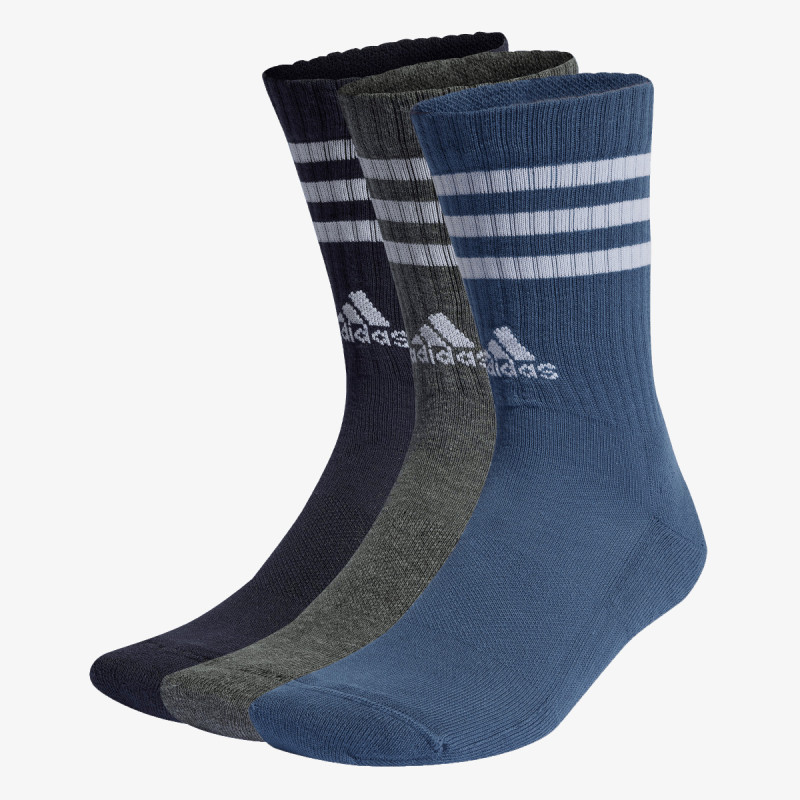 adidas Ponožky 3-Stripes Cushioned Crew (3 páry) 