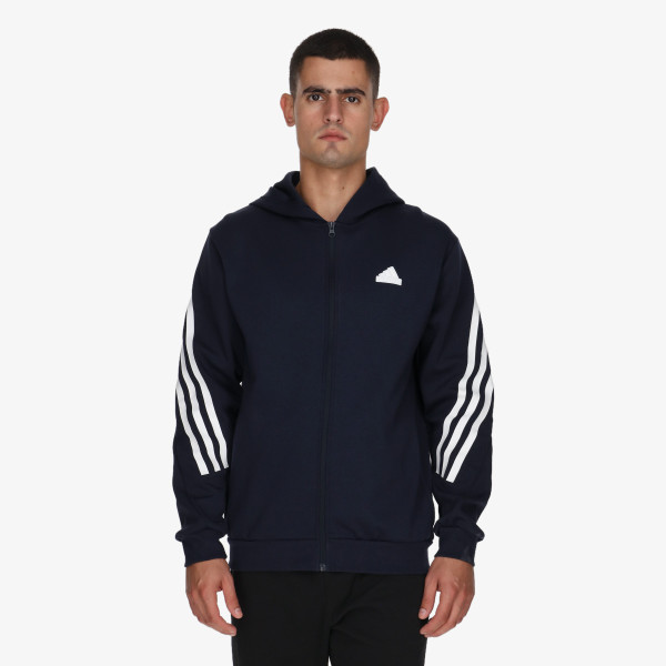 adidas Mikina s kapucňou Future Icons 3-Stripes Full Zip 