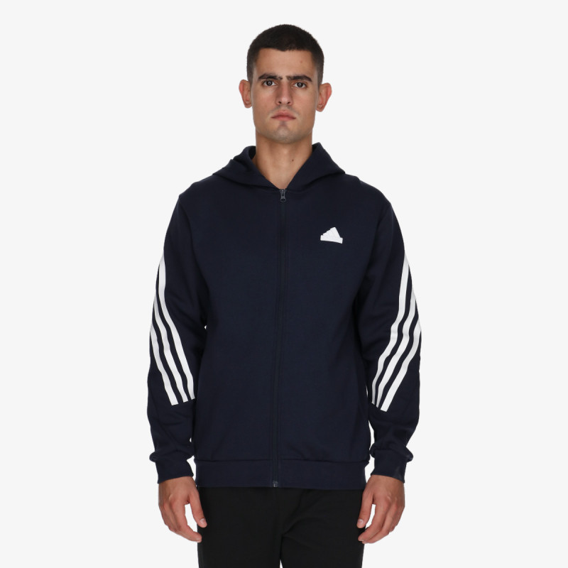 adidas Mikina s kapucňou Future Icons 3-Stripes Full Zip 
