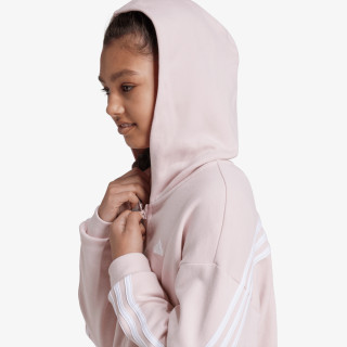 adidas Mikina s kapucňou Future Icons 3-Stripes Full-Zip 