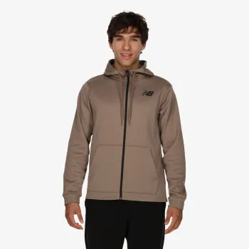 NEW BALANCE TEN PERF FLEECE FULL ZIP HOODIE 