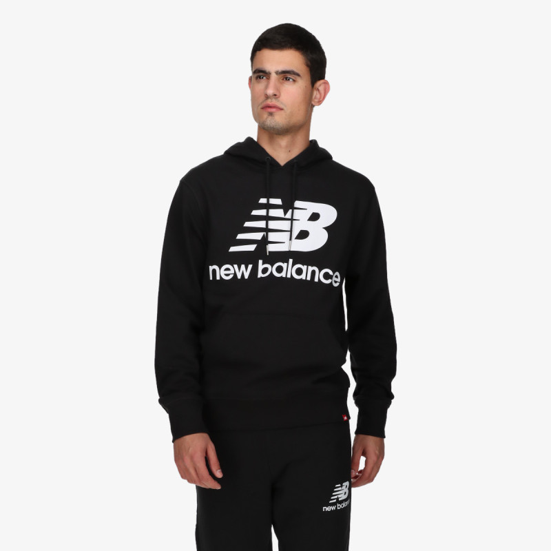New Balance ESSENTIALS STACKED LOGO PO HOODIE 