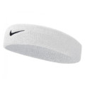 Nike SWOOSH HEADBAND WHITE/BLACK 