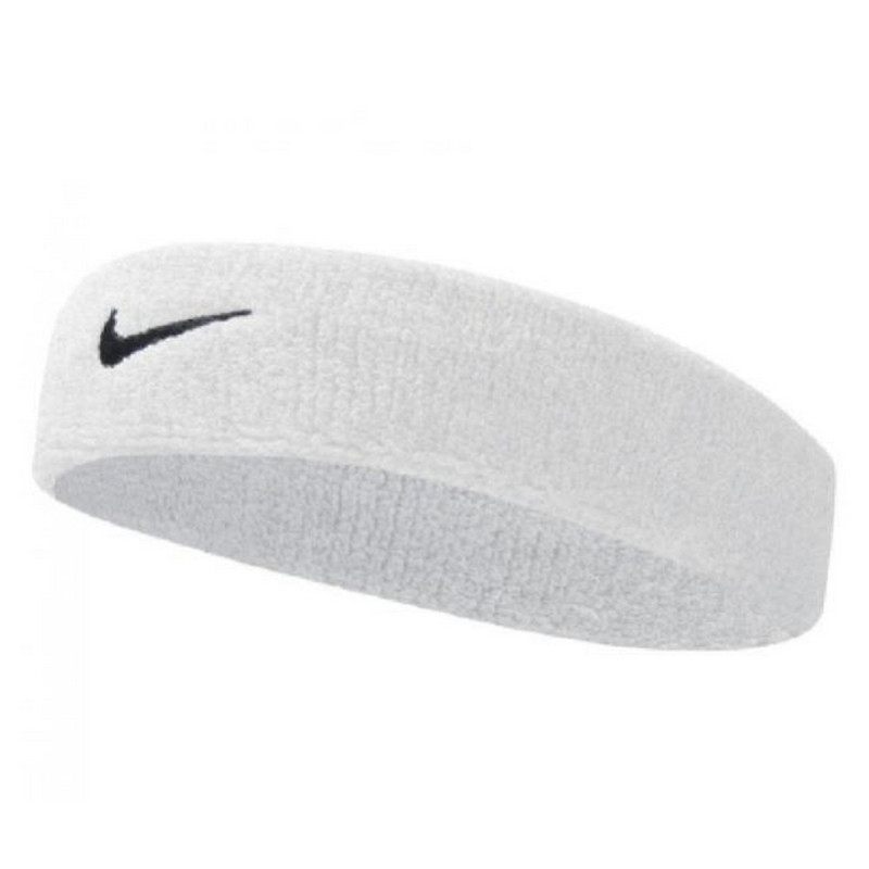 Nike SWOOSH HEADBAND WHITE/BLACK 