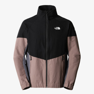 The North Face M PHLEGO TRACK TOP DEEP TAUPE/TNF BLACK 