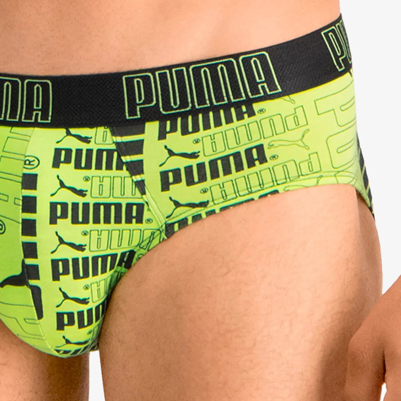 Puma AOP BRIEF 2P LIME