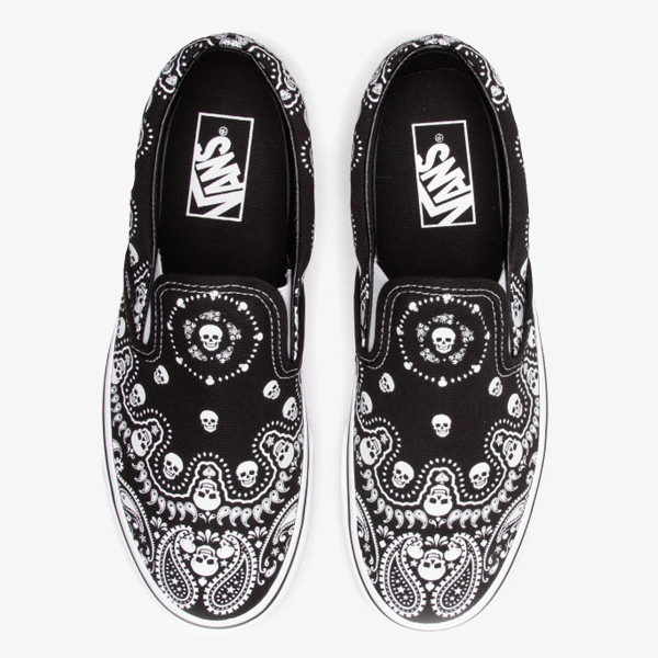 Vans UA CLASSIC SLIP-ON BANDANA BLACK 
