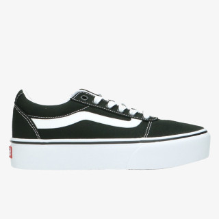 Vans WM WARD PLATFORM CANVASBLK/WHT 