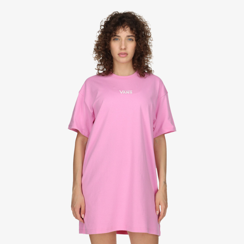 Vans WM CENTER VEE TEE DRESS CYCLAMEN 