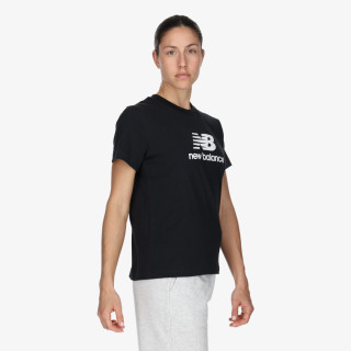 New Balance New Balance Jersey Stacked Logo T-Shirt 